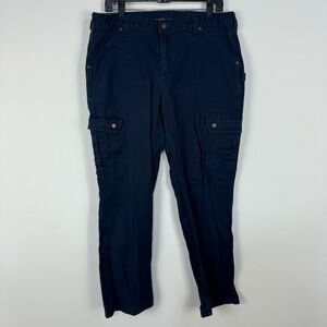Duluth Trading Co Women's Navy Cargo Pants